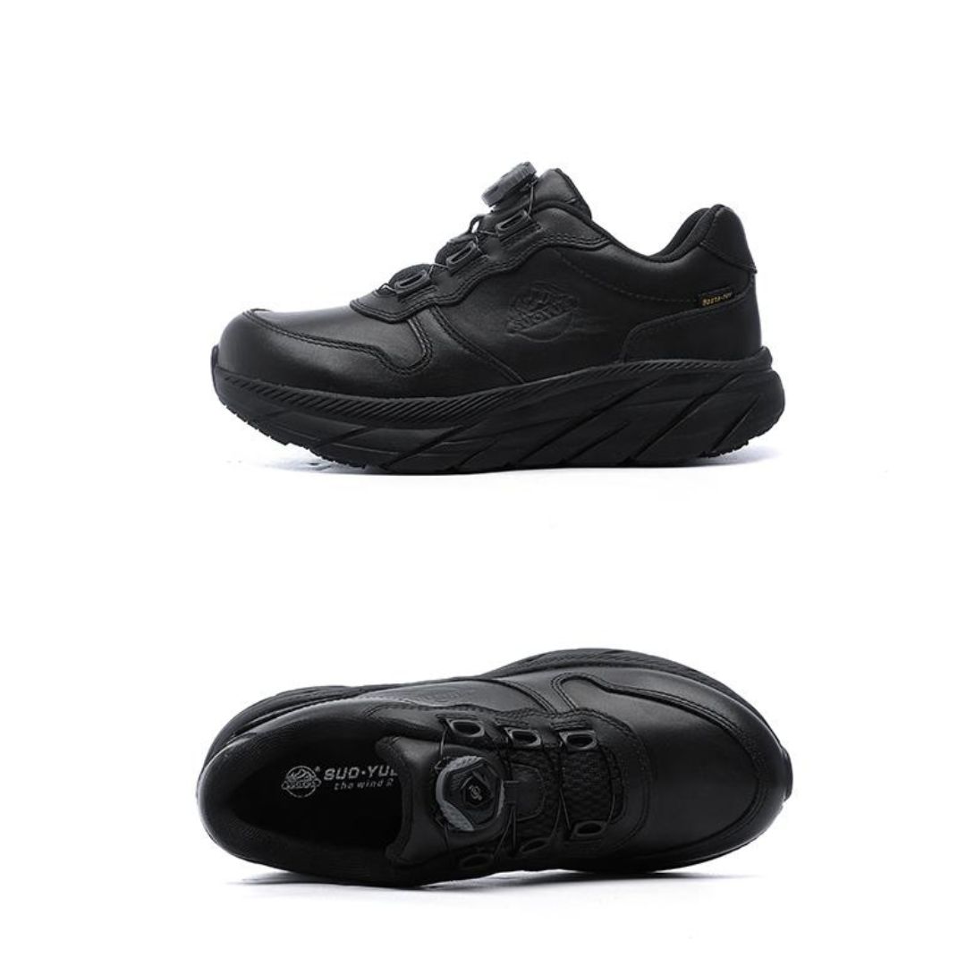 SUOYUE Autumn/Winter Breathable Waterproof Black Low-Top Outdoor Hiking & Commuter Shoes (Men) 25513BLACK